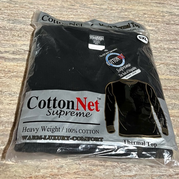 New CottonNet long sleeve plus size thermal top - Picture 6 of 12